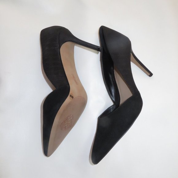 Vince Camuto Hi Heeled Textured and Velvet heel - Picture 9 of 11